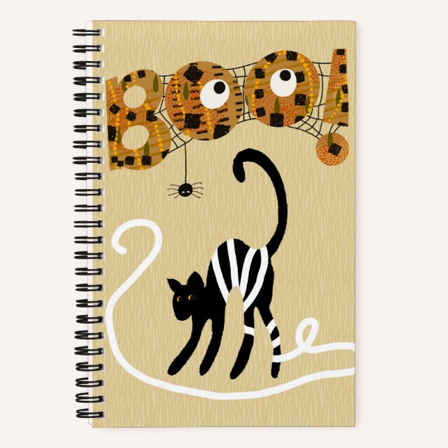 Niedliches Cat Sketch Journal Notizbuch (Vorderseite)