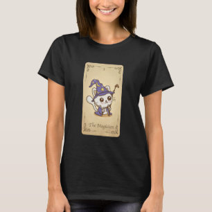 Niedliches Cat Tarot Card Magier - Katze Tarot T-Shirt
