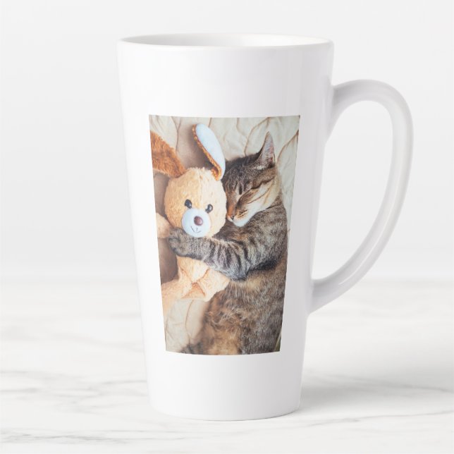 Niedliches Cat-Zitat Alles was Sie brauchen ist Li Milchtasse (Rechts)