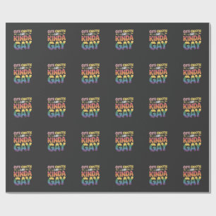 Niedliches Chaotic und Kinda Gay LGBTQ Monat Geschenkpapier