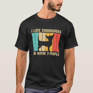 Niedliches Chihuahua-Design für Frauen Kinder Männ T-Shirt