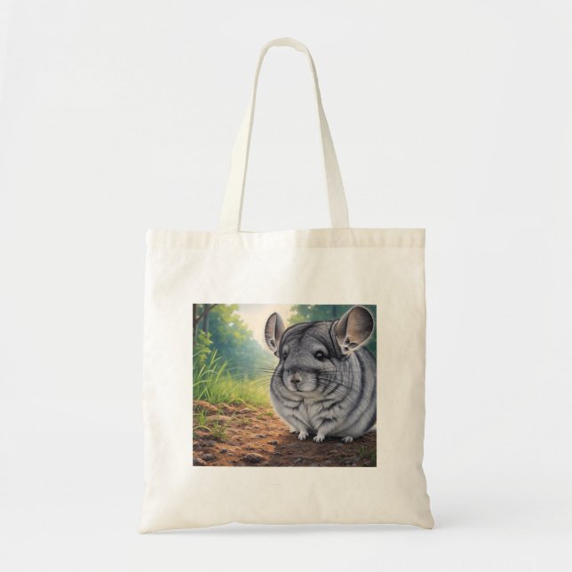Niedliches Chinchilla Tragetasche (Vorne)