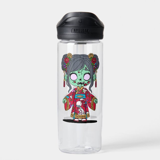 Niedliches Chinesisch Trinkflasche (Rückseite)