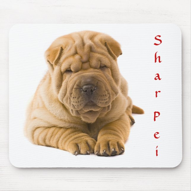 Niedliches Chinesisches Shi-Welpe-Mousepad Mousepad (Vorne)