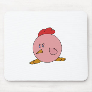 Niedliches Chubby-Hühnchen Mousepad