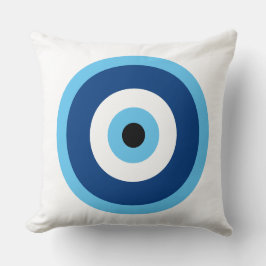 Niedliches Circle Blue und Lila Muster Kissen