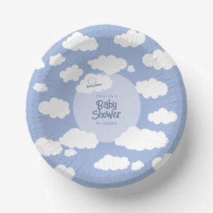 Niedliches Cloud Nine 9 Baby Dusche Whimsikisches  Pappteller