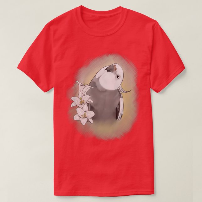Niedliches Cockatiel 3 T-Shirt (Design vorne)