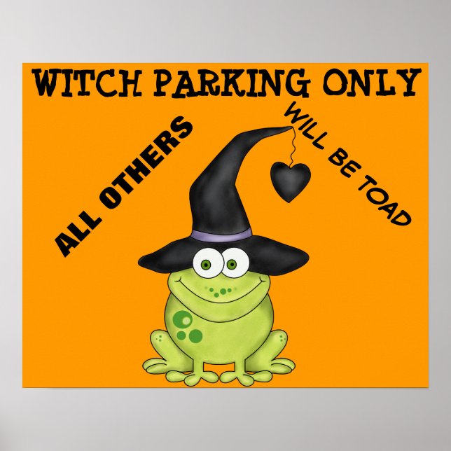 Niedliches Comedian Halloween-Poster Poster (Vorne)
