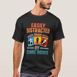 Niedliches Comic Buchdesign Frauen Comic Buch Co T-Shirt