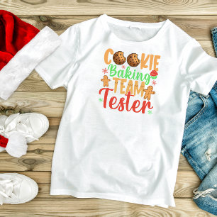 Niedliches Cookie Baking Team Tester Name Holiday T-Shirt