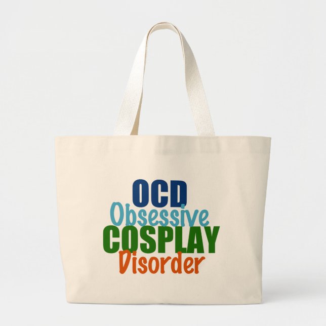 Niedliches Cosplay Jumbo Stoffbeutel (Vorne)