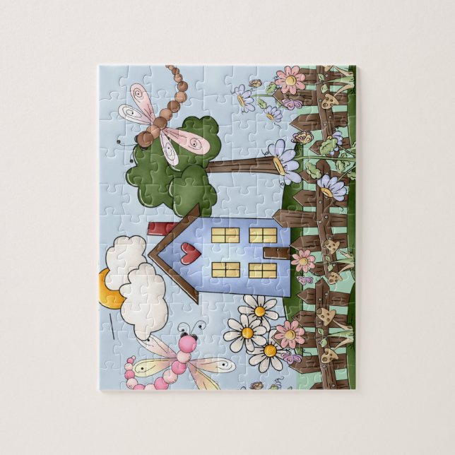 Niedliches Country Folk Art Picture (Vertikal)