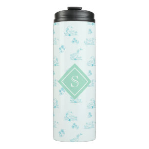 Niedliches Country Gänse Toile Muster Thermosbecher