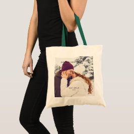 Niedliches Couple Custom Foto Tragetasche
