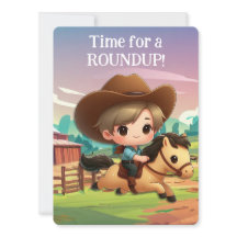 Niedliches Cowboy-Kind