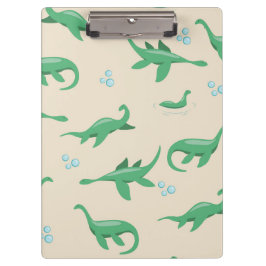 Niedliches Cryptid Loch Ness Monster-Notebook Klemmbrett