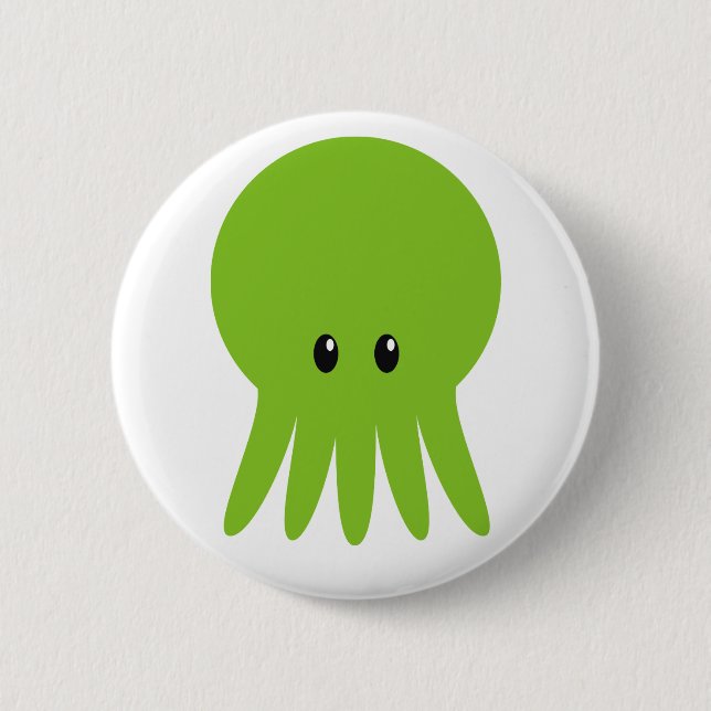 Niedliches Cthulhu Button (Vorderseite)