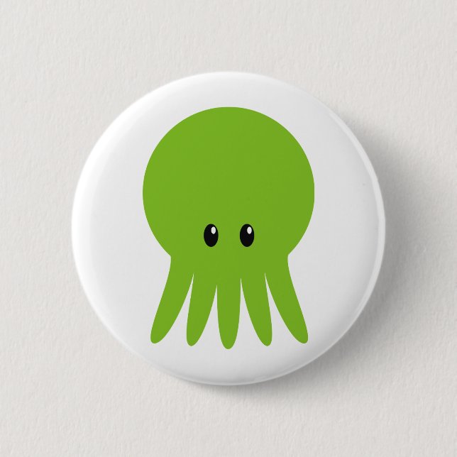 Niedliches Cthulhu Button (Vorderseite)