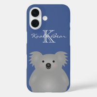Niedliches Cudly Australia Baby Koala Bear Monogra