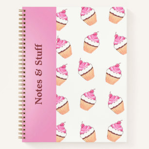 Niedliches cupcake-Modell Notizbuch
