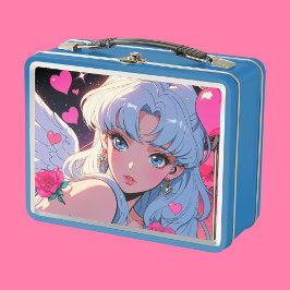 Niedliches Cupid Metal Lunchbox
