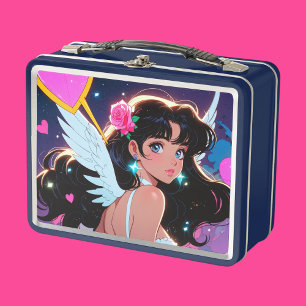 Niedliches Cupid Metal Lunchbox