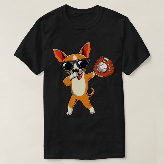 Niedliches Dabbing Chihuahua Dog Dab Kinder Jungen T-Shirt (Design vorne)