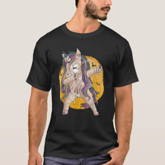 Niedliches Dabbing Einhorn für KinderHalloween-Mäd T-Shirt