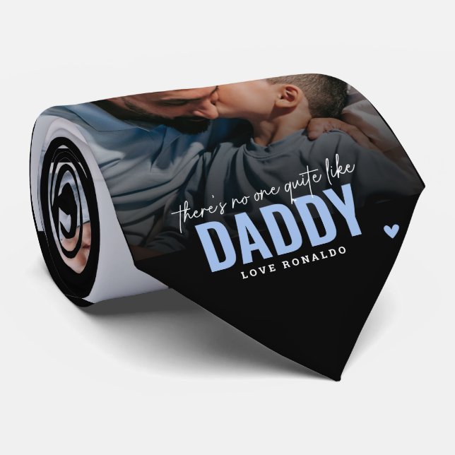 Niedliches DADDY-Geschenk für benutzerdefinierte B Krawatte (Gerollt)