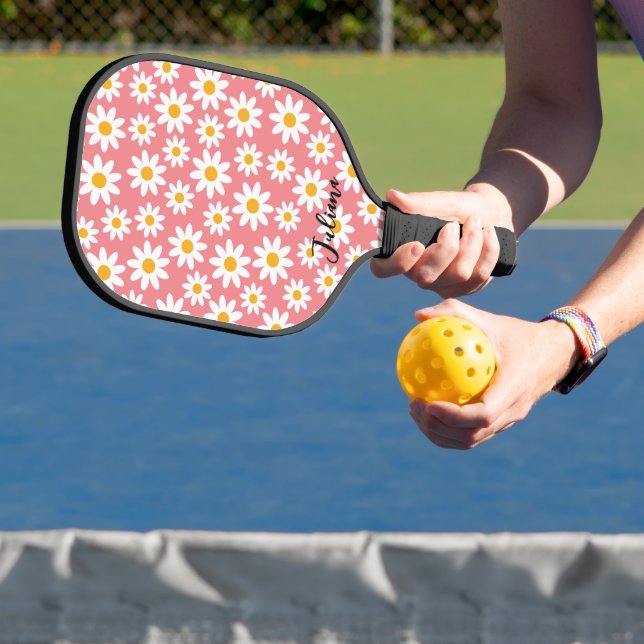 Niedliches Daisy-Muster-Paddel Pickleball Schläger (InSitu)