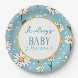 Niedliches Daisy-Themenpapier Pappteller