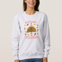 Niedliches Dankeschön an die türkischen Herbstlaub