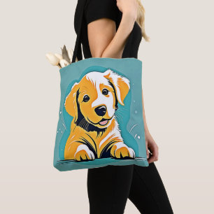 Niedliches Design der Puppy Art Tasche