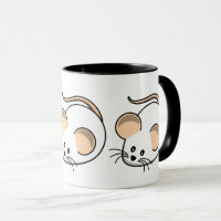 Niedliches Design der weißen Maus