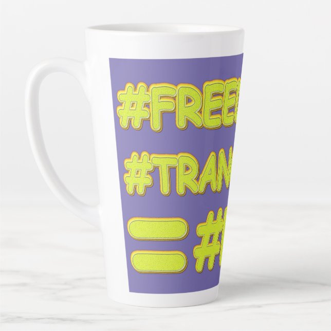 niedliches Design "FRIEDENSFORMULA EQUATION". Jetz Milchtasse (Links)