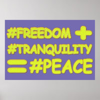 niedliches Design "FRIEDENSFORMULA EQUATION". Jetz