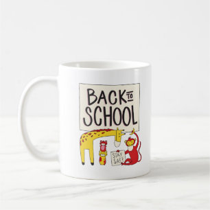 Niedliches Design für die Sicherheit von Schultier Kaffeetasse
