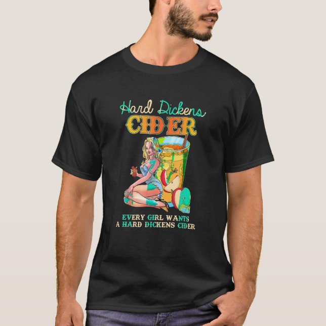 Niedliches Design Jedes Mädchen Will einen harten  T-Shirt (Vorderseite)