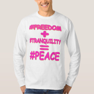 niedliches Design "PEACE EQUATION". Jetzt kaufen T-Shirt