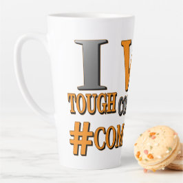 niedliches Design: "TOUGH COMPETITIONS". Jetzt kau Milchtasse