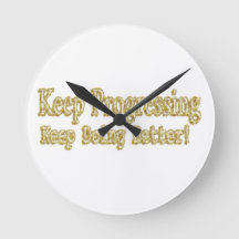 Niedliches Design über "Behalt Progressing". Kaufe