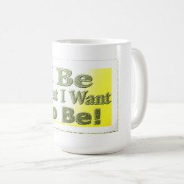Niedliches Design über "I Be" T - Shirt Throw Pill Kaffeetasse