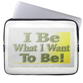 Niedliches Design über "I Be" T - Shirt Throw Pill Laptopschutzhülle