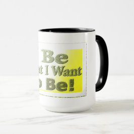 Niedliches Design über "I Be" T - Shirt Throw Pill Tasse