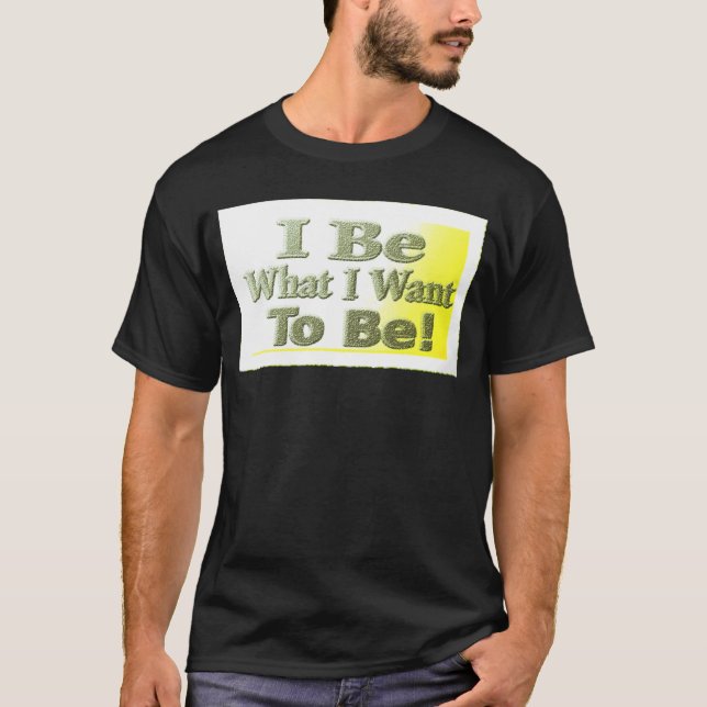 Niedliches Design über "Ich bin" T-Shirt (Vorderseite)