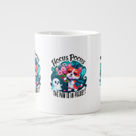Niedliches Design von Corgi Halloween Jumbo-Tasse