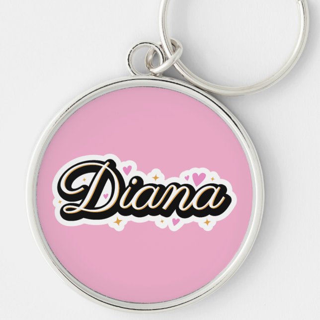 Niedliches Design von Diana Schlüsselanhänger (Vorne)