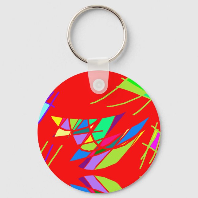 Niedliches Designermotiv für Keyring Schlüsselanhänger (Vorderseite)
