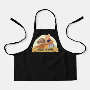 Niedliches Dessert Brot Backbäckerei individuelle  Schürze
